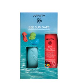 Apivita Set Bee Sun Safe Hydra Sun Kids Lotion SPF50 με Καλέντουλα & Πρόπολη 200ml + Δώρο 3 Παιχνίδια Άμμου Παραλίας