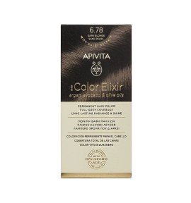 Apivita My Color Elixir Βαφή Μαλλιών Ξανθό Σκούρο Μπεζ Περλέ 6.78