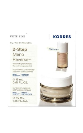 Korres Promo με White Pine Κρέμα Ημέρας για Αναπλήρωση Όγκου για Ξηρές & Αφυδατωμένες Επιδερμίδες 40ml & Δώρο Serum Προσώπου Λευκή Πεύκη για Αναπλήρωση Όγκου, 15ml 1σετ