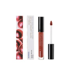 Korres Morello Matte Lasting Lip Fluid Νο.58 Red Clay 3.4ml