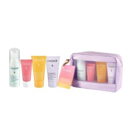 Caudalie Promo Vinosource Summer Set Πακέτο Προσφοράς Instant Foaming Cleanser, 50ml & Moisturizing Sorbet, 15ml & Shower Gel, 30ml & Hyaluronic Nourishing Body Lotion, 30ml & Δώρο Νεσεσέρ