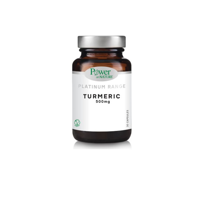 Power of Nature Platinum Range Turmeric 500mg, 30caps