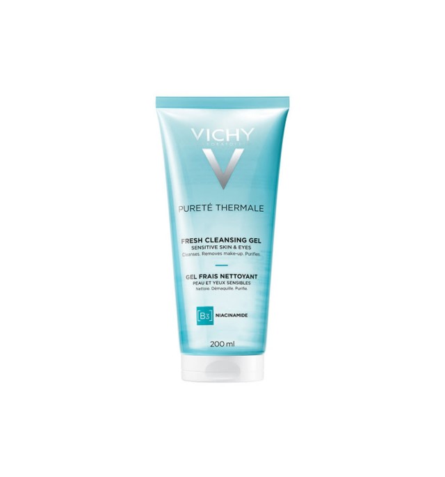 Vichy Purete Thermale Fresh Cleansing Gel Καθαρισμού Προσώπου & Ματιών 200ml