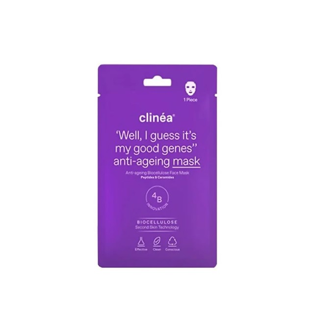 Clinea Anti-ageing Biocellulose Face Mask Αντιγηραντική Μάσκα Προσώπου, 1τεμ