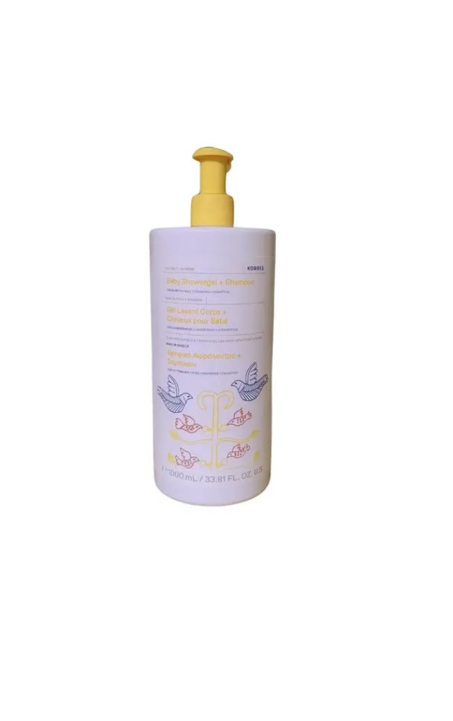 Korres Baby Showergel + Shampoo 1L