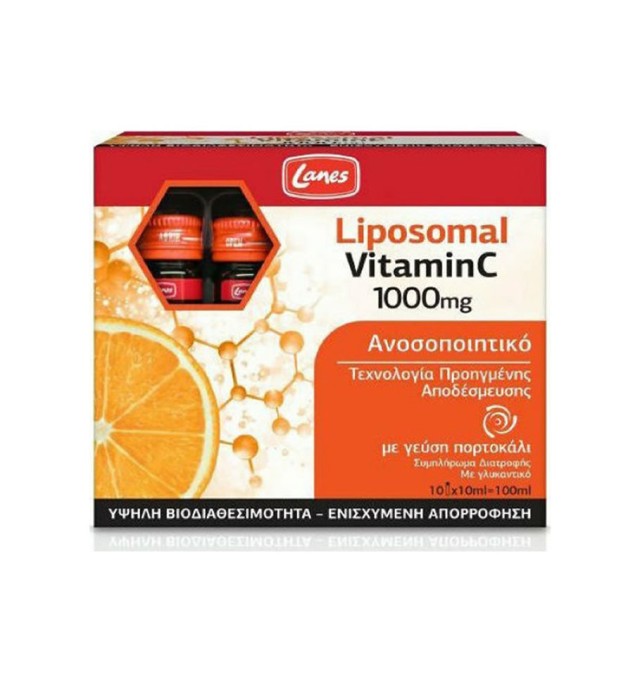 Lanes Liposomal VitaminC 1000mg 10x10ml