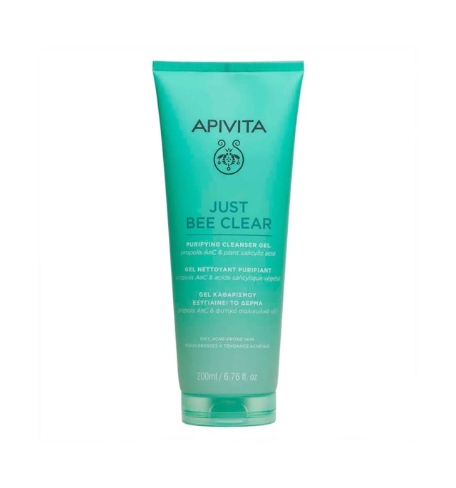 Apivita Just Bee Clear Purifying Cleanser Gel, 200ml