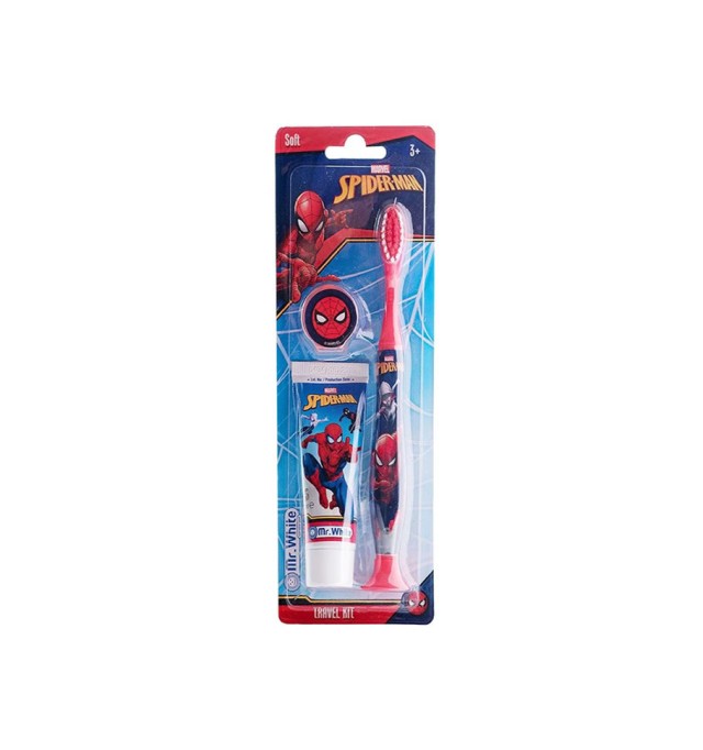 Spider Man Travel Kit Παιδική Οδοντόβουρτσα & Οδοντόκρεμα 25ml