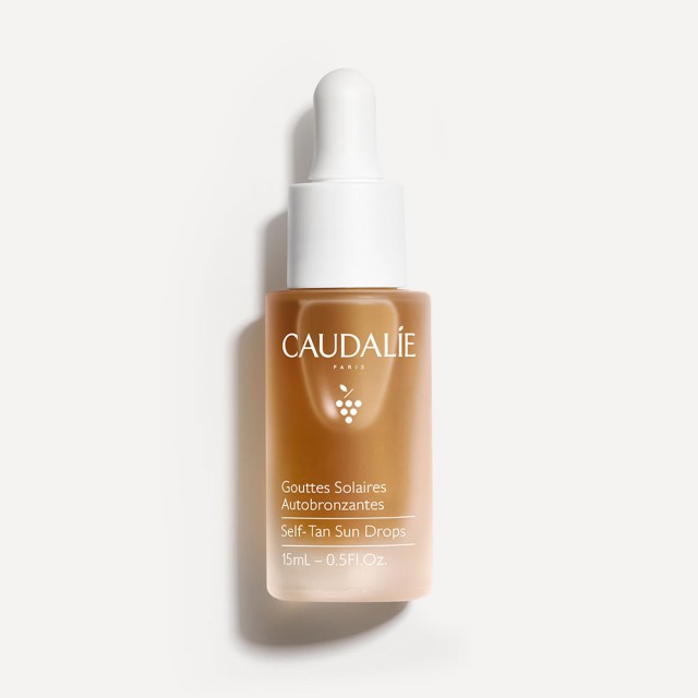 Caudalie Self-Tan Sun Drops Σταγόνες για Σταδιακό Μαύρισμα Προσώπου 15ml