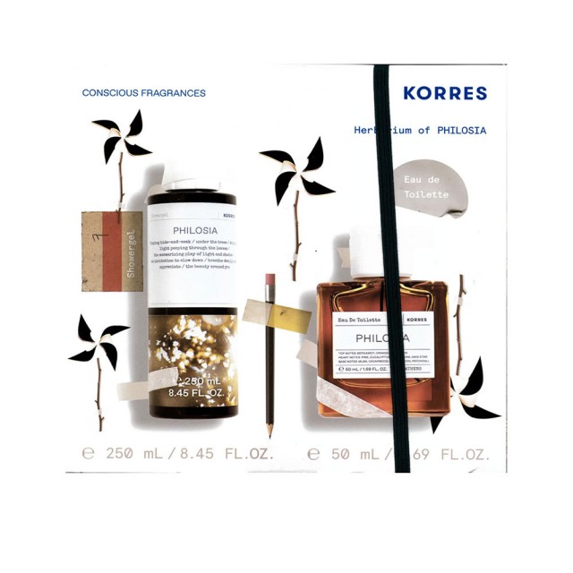 Korres Promo Philosia Αφρόλουτρο, 250ml & Eau De Toilette Γυναικείο Άρωμα, 50ml 1σετ