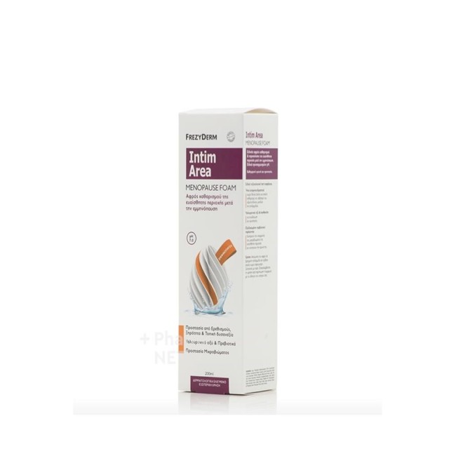 Frezyderm Intim Area Menopause Foam Αφρός Καθαρισμού για Ευαίσθητη Περιοχή, 200ml