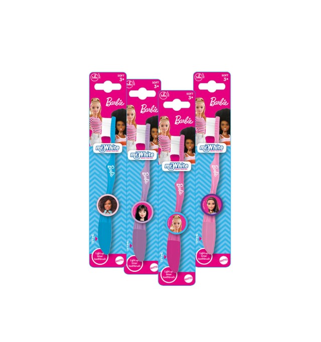 Mr.White Barbie Flashing toothbrush 1.piece - Παιδική Οδοντόβουρτσα (soft)