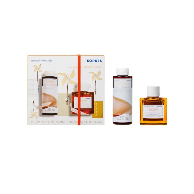 Korres Promo με Cashmere Kumquat Aφρόλουτρο, 250ml & Cashmere Kumquat Eau De Toilette Γυναικείο Άρωμα, 50ml